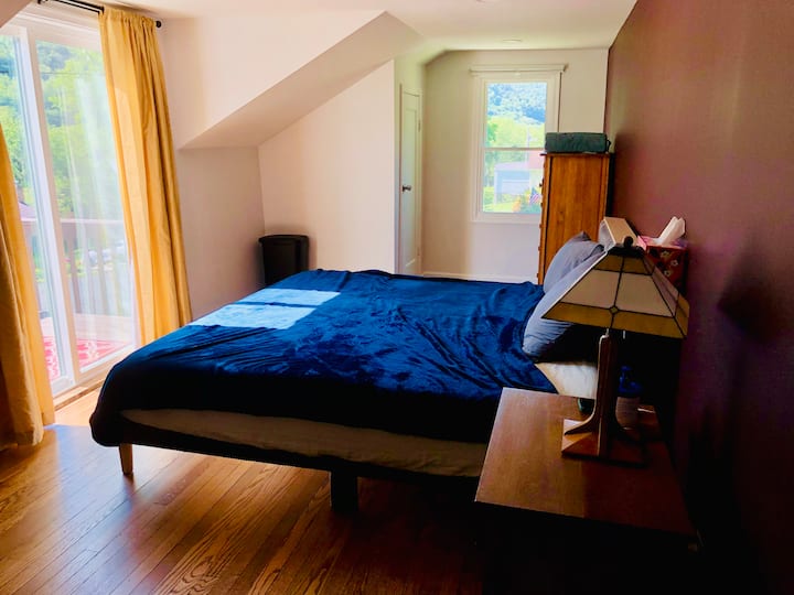 Wake up to soft morning light and mountain views right outside your door — calm, quiet, and deeply refreshing.