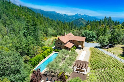 Calistoga Mansion - 38 Acres | Lap Pool | Views