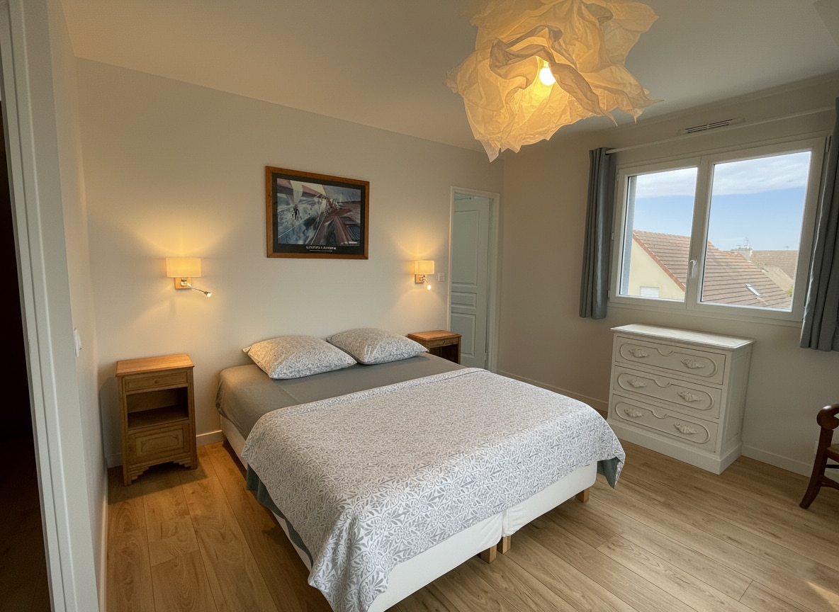 جناح رئيسي بمساحة 18 مترًا مربعًا، مواجه للبحر، مع دش وتراس خاص به.