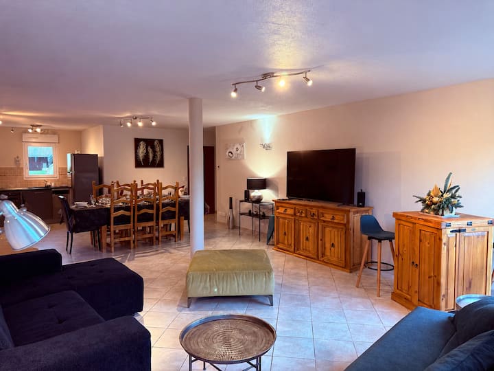 120m2 Au Calme • Spa & Terrasse Proche Belfort - 벨포르