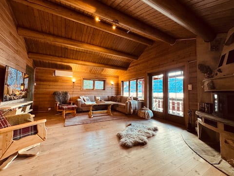 Top Airbnb: Lakefront Cabin with Jacuzzi | kayak | Norefjell in Flå