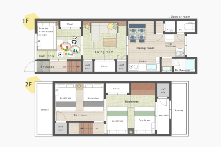 Nagoya Sta 2 Min/2 Showers/12ppl/family/legoland/ - Nagoya
