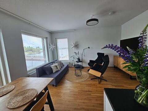 Popular Airbnb listing: River landscape, sauna, parking space in Joensuu