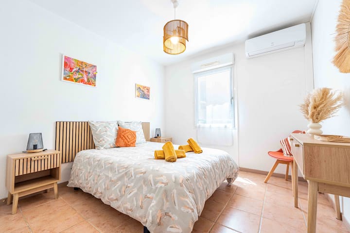 Entre Aude & Cité - T2 Cosy Avec Balcon Et Clim - Carcassonne