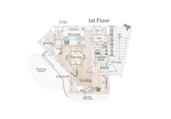 Spacious Tokyo Family House 100㎡ | Near Shibuya - Shibuya