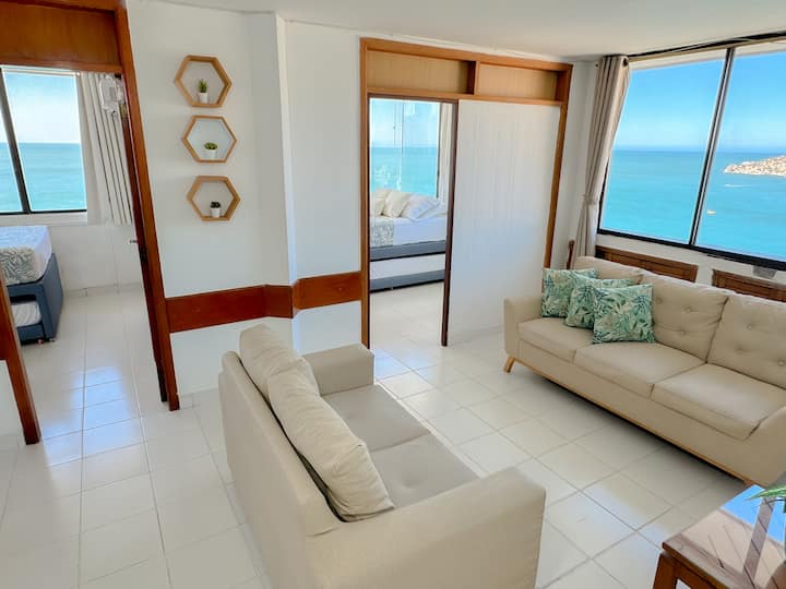 Apartamento Frente Al Mar Rodadero 1602 - Santa Marta