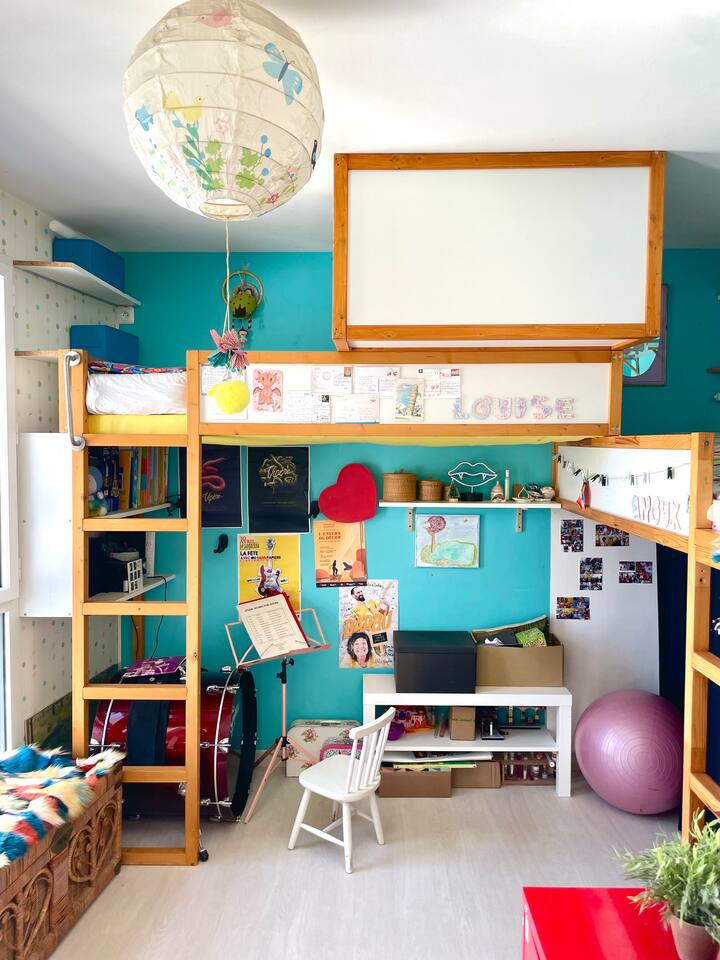 Perfecta zona de noche para niños 