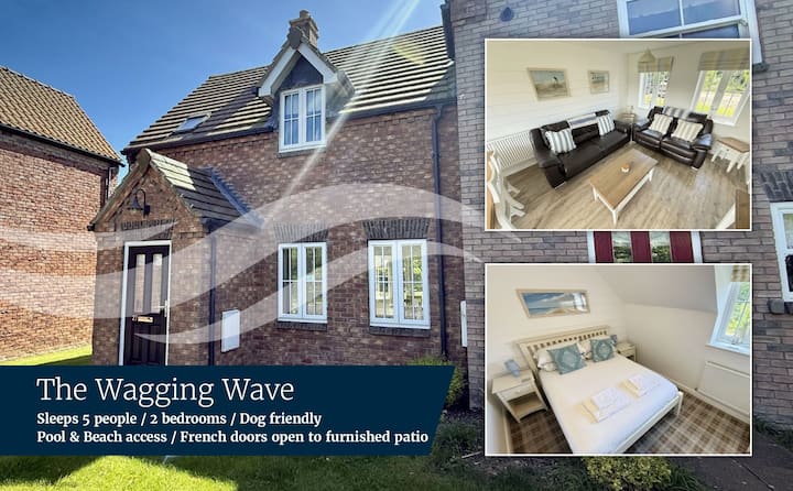 The Wagging Wave - Pool And Beach Access - Filey