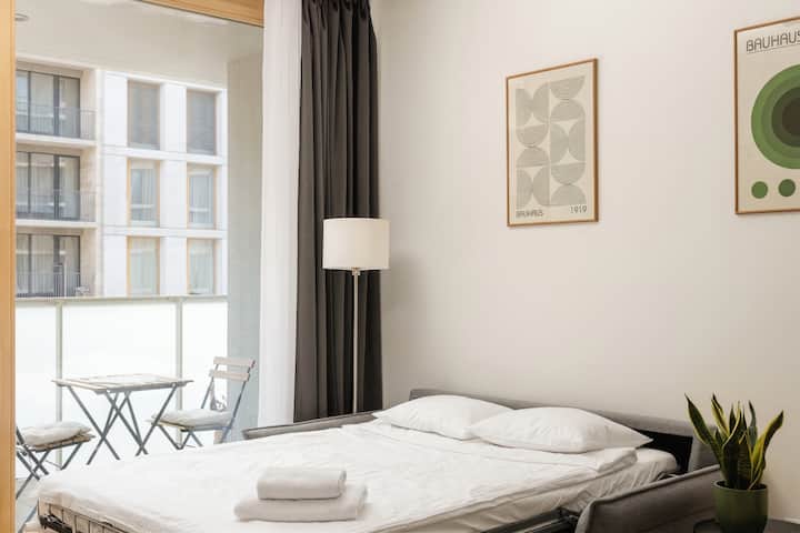 Central • Metro • Parking • Balcony • Market • Ac - براغ