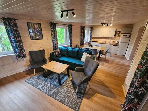 Cottage No. 2 with a hot tub and sauna