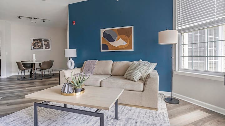 Landing | Stylish 2bd, Gym, Clubhouse - Bayonne