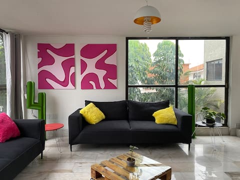 Apartment in Valle Dorado with a roof garden