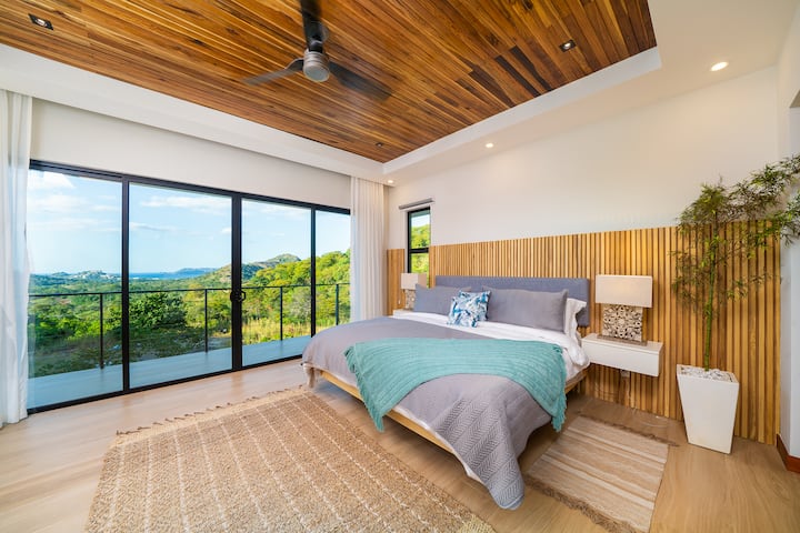 Pokojný štýl v každej spálni v Casa Cystal