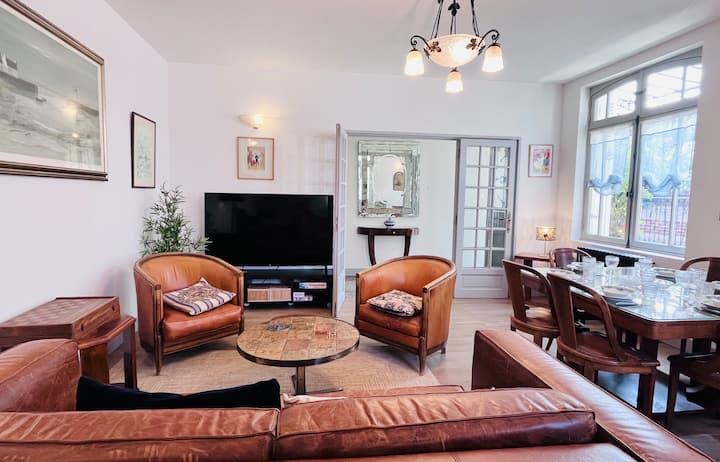 Secret Brick Garden-villa Centre Deauville-7 Pers - Benerville-sur-Mer
