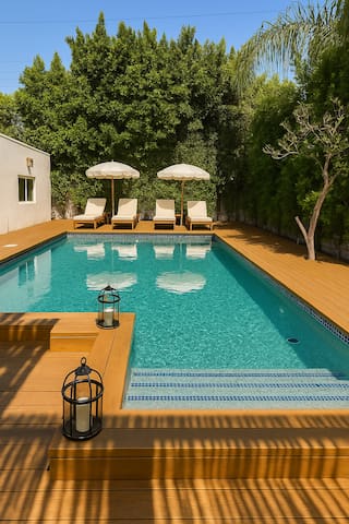 WeHo Designer Oasis | Saltwater Pool & Boho Style gallery image 5