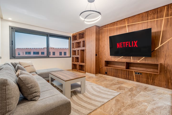 Guéliz Apartment With Terrace & Parking - Marrakesh