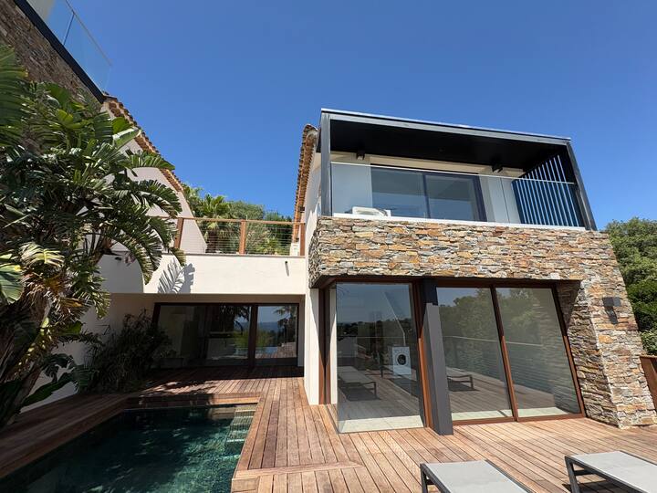 Villa 3 Chambres Vue Mer Piscine - Sainte-Maxime