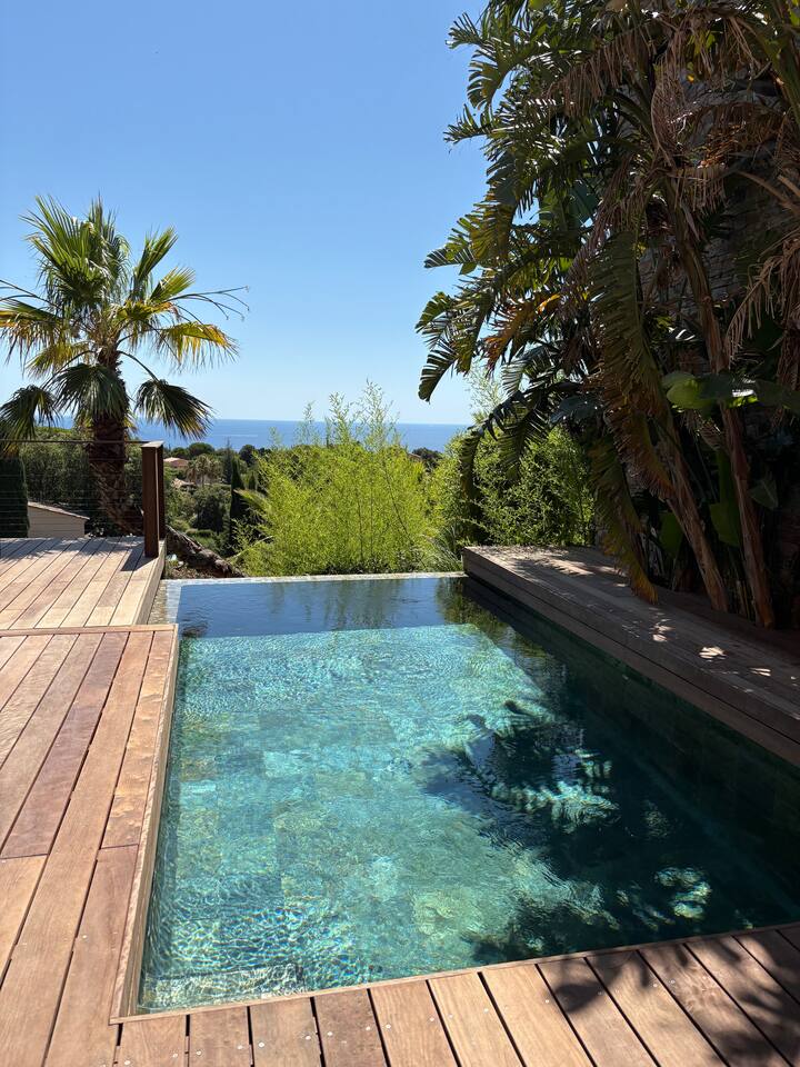 Villa 3 Chambres Vue Mer Piscine - Sainte-Maxime