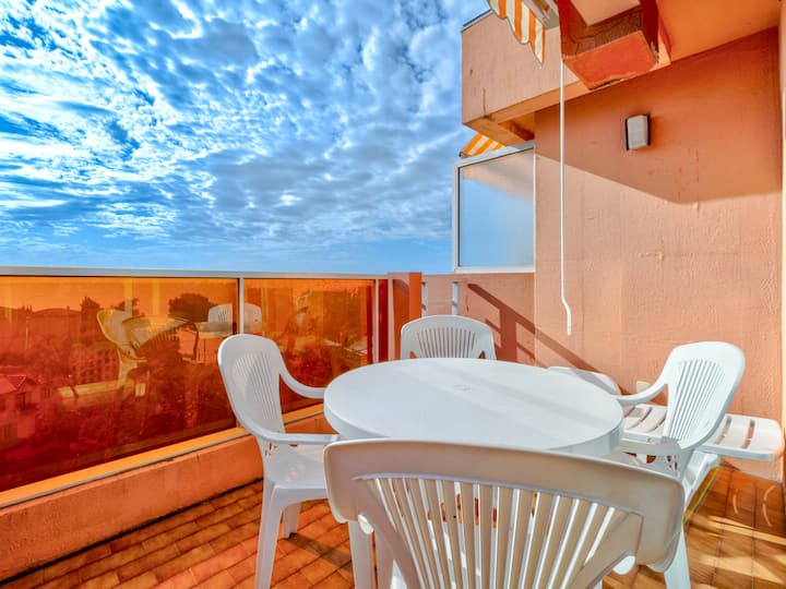 Studio Pour 4 Pers. Avec Wi-fi, Vue Mer Superbe - Menton