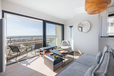 Top Airbnb: 4-room beachfront apartment - 3-star rating à Le Touquet Paris Plage