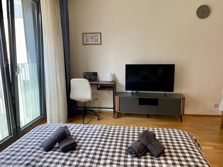 City Flat: Dedicated Workspace & Parking - Praag