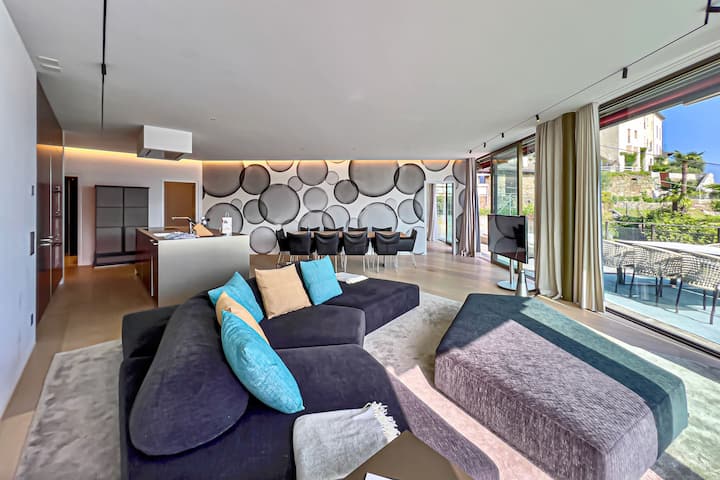 Exklusive Wohnung 180° Panoramablick Lago Maggiore - Cannobio