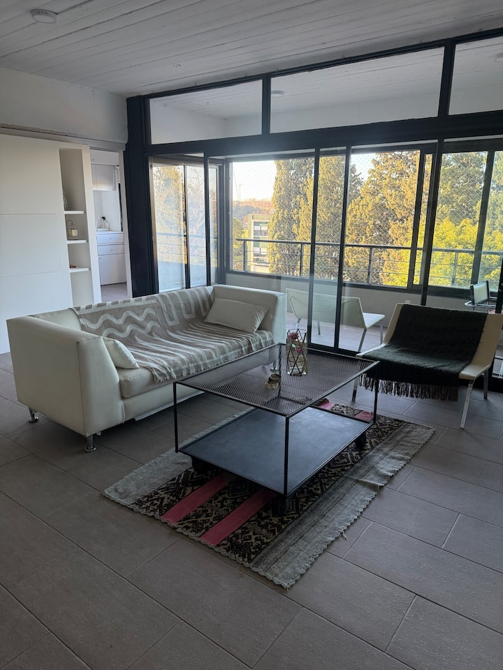 Apartamento de 1 dormitório em Palermo com vista para o Polo/Cañitas