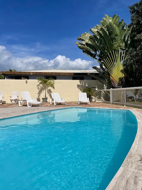 Family home with pool