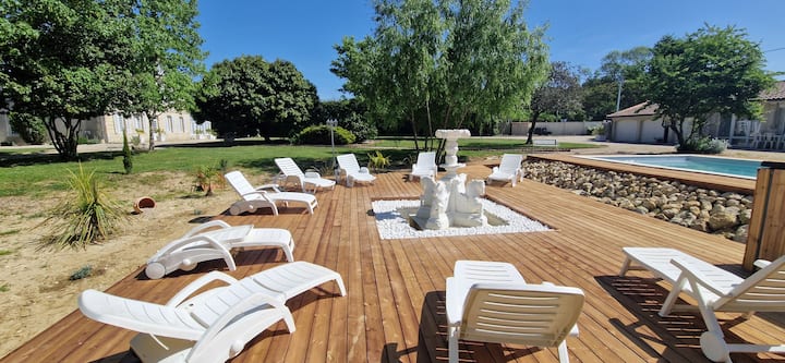 Suite Majorelle Au Château - Proche Océan - Lesparre-Médoc