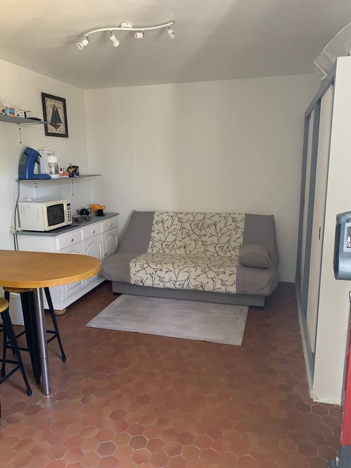 Agréable F2 à Port Leucate Parking Privé - La Franqui