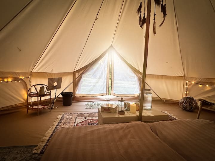 Lantligt Glampingtält Nära Staden, Natur Och Hav - Helsingborg