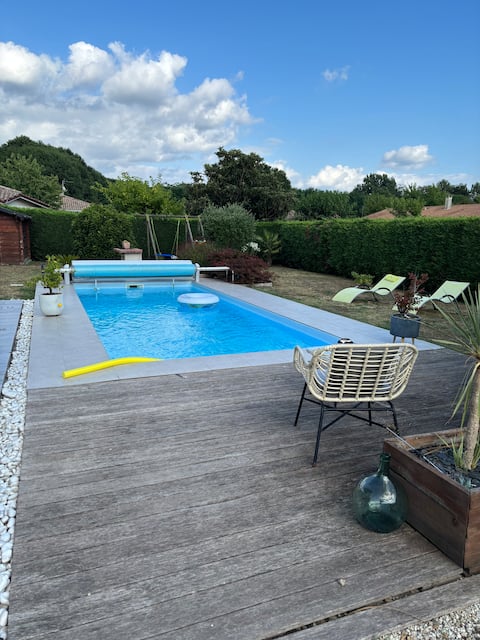 House with a pool