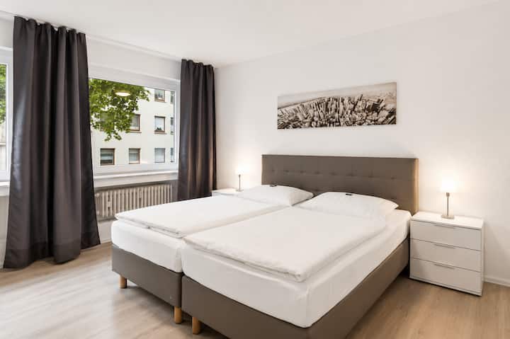 Messe Essen | Modernes 2-schlafzimmer-apartment - 埃森