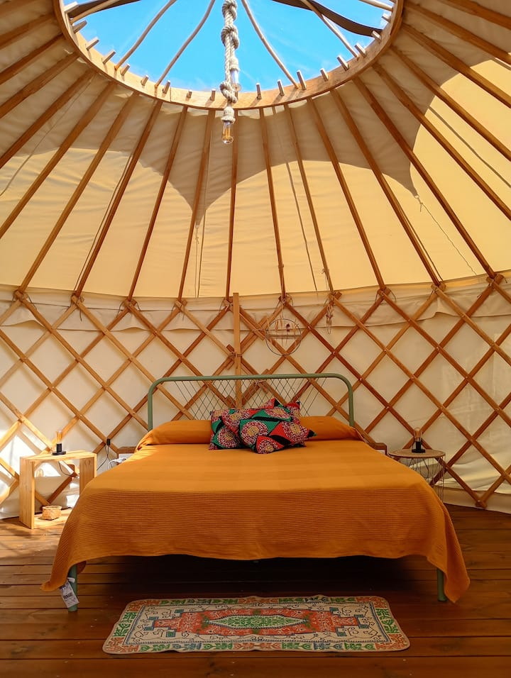 Glamping Agricolo Peku Peku - Yurta Olivia - - Molise