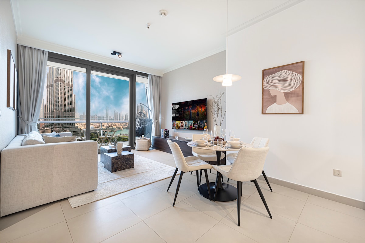 1 Bedroom Furnished Apartment with Burj Khalifa & Fountain View | Burj Vista · II 5