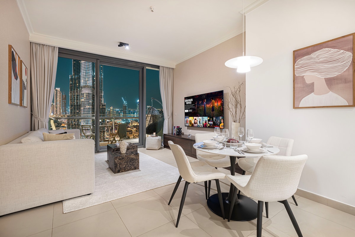 1 Bedroom Furnished Apartment with Burj Khalifa & Fountain View | Burj Vista · II 3