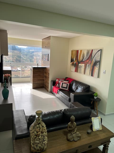 Anúncio popular: Brand-new apartment with an amazing view of the valley em Piratuba