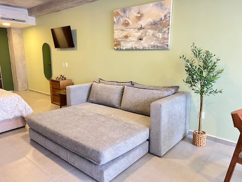 Airbnb con mejor rendimiento: 1BR Panoramic View + Coworking Col. Americana en Jalisco