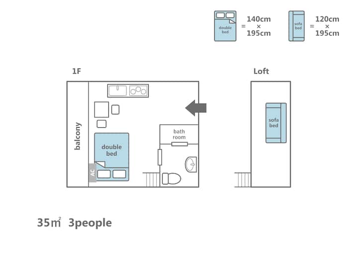 [Nad64] Pleasant Studio 2 Min Walk To Nada Station - Kobe