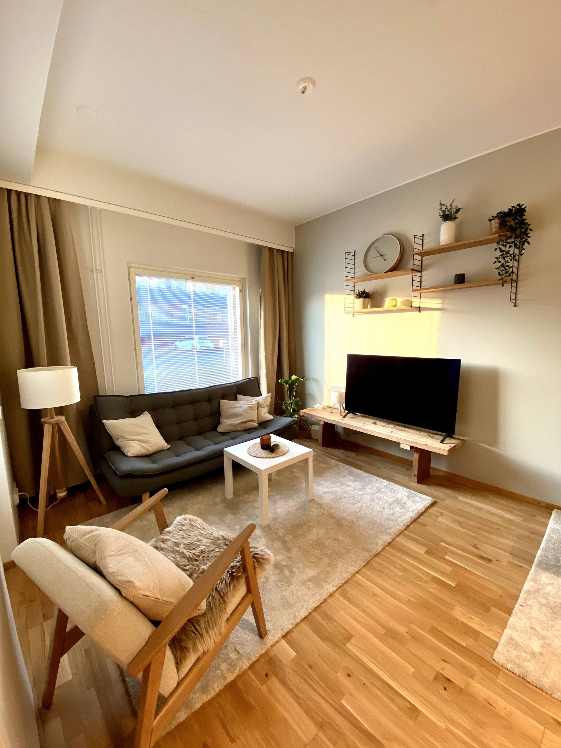 Cozy two-bedroom apartment with sauna and garage