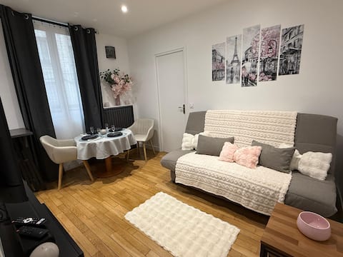 Popular Airbnb listing: Quiet apartment near Paris "YourParisHome" in Saint Ouen Sur Seine