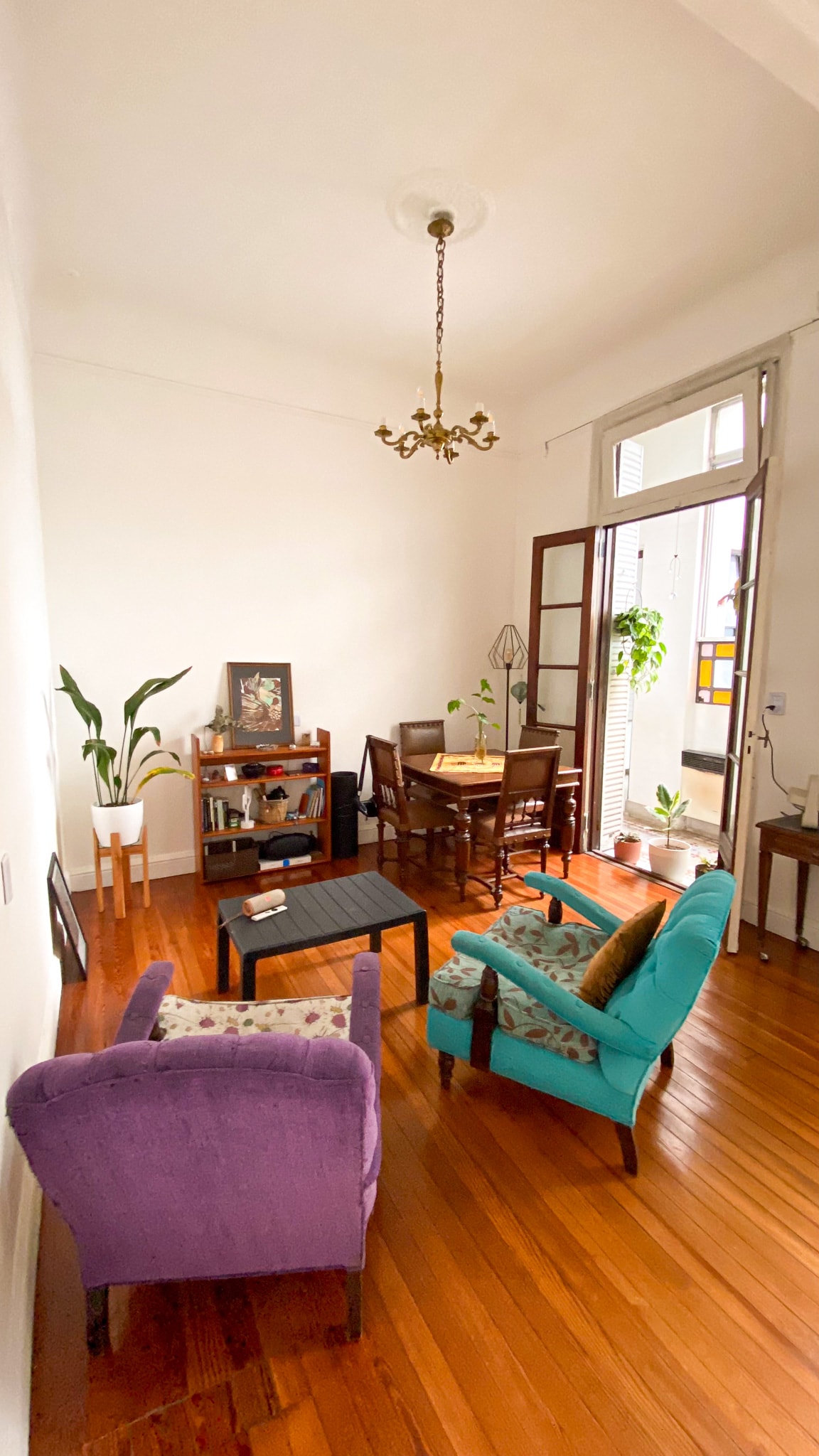Habitación en departamento con terraza en Balvanera