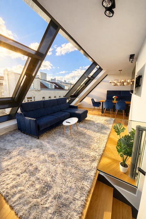 Leistungsstarkes Airbnb: Vienna Royal Penthouse in Leopoldstadt
