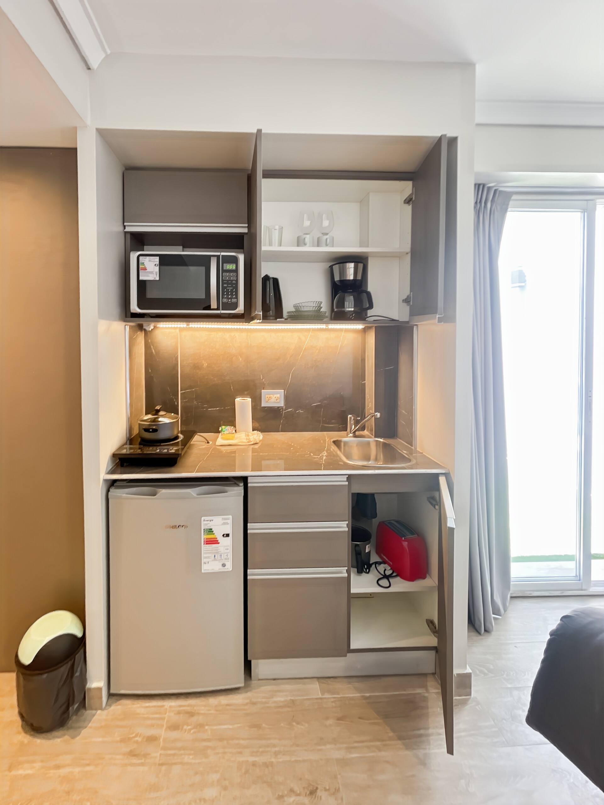 Apartamento tipo apart-hotel com terraço em San Telmo