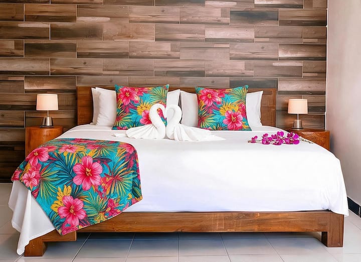 Wake up refreshed here — a quiet peaceful morning awaits you after every night of restful sleep here in paradise.