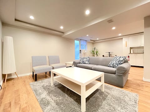 Popular Airbnb listing: Cozy Private Basement Suite with Separate Entrance in Vaughan