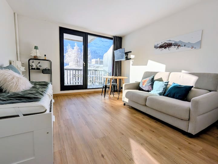 Studio Sud Avec Balcon - Passy