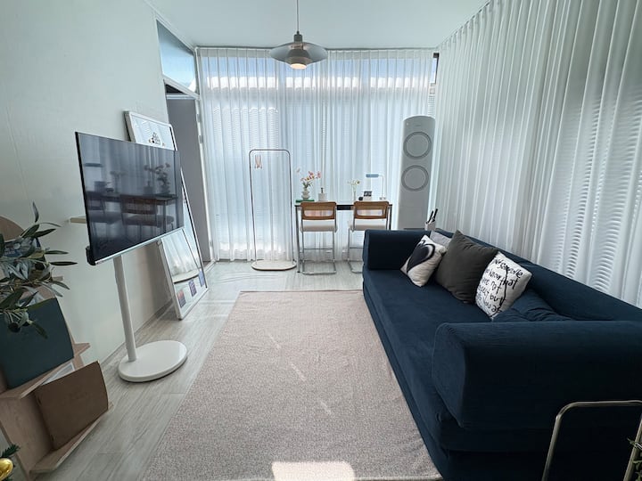연온담광안역ෆ짐보관/역도보2분/최대8인/3bed(q)/테라스/보드게임/합법.청결/연박이벤트 - Pusan