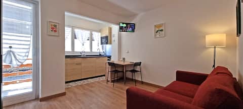 Proprietà Airbnb di successo: [Le Logge] Comfortable Studio Apartment Facing the Slopes a Sestriere