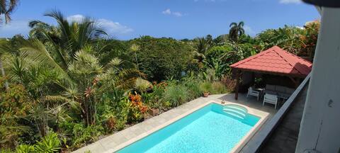 House with pool, Sainte Rose, Deshaies.